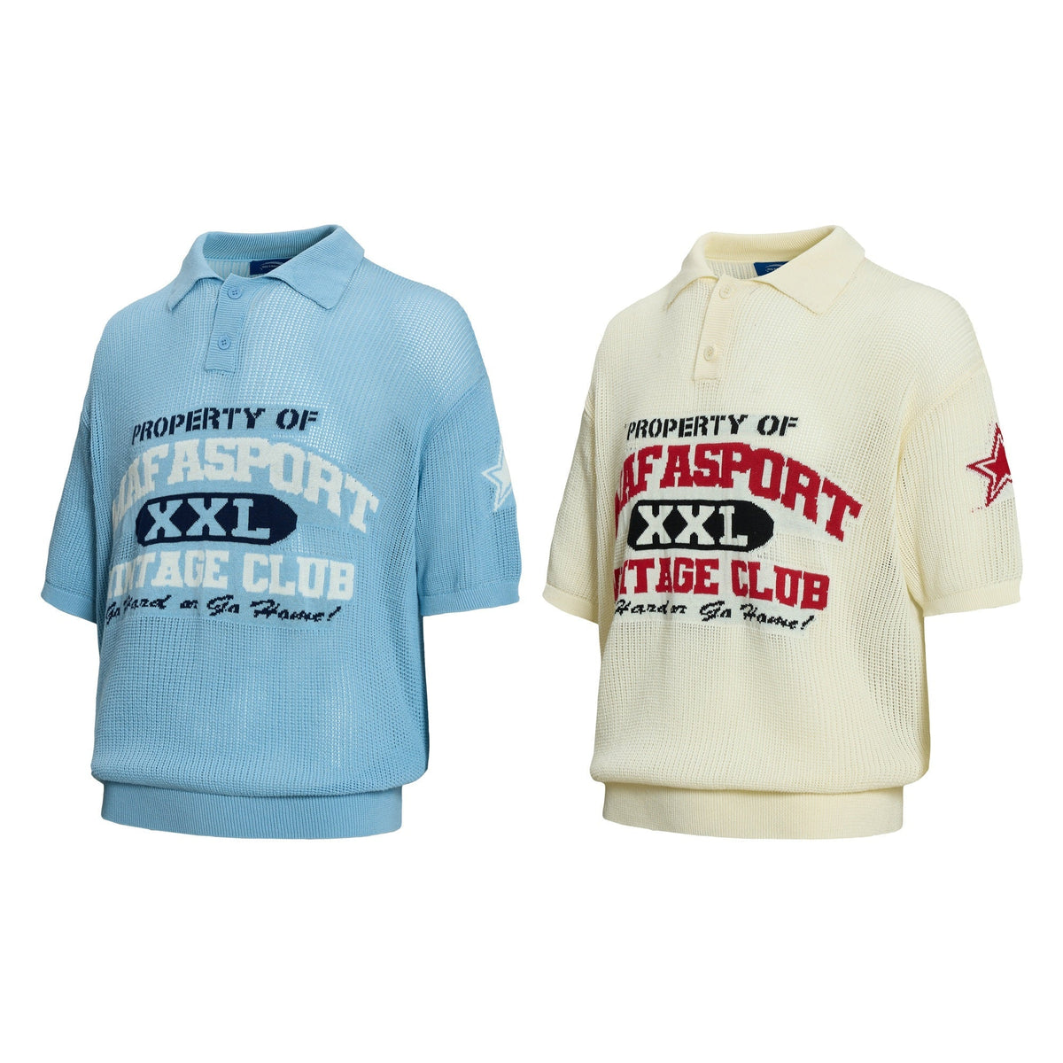 Madxmarx “Varsity Knit Polo”