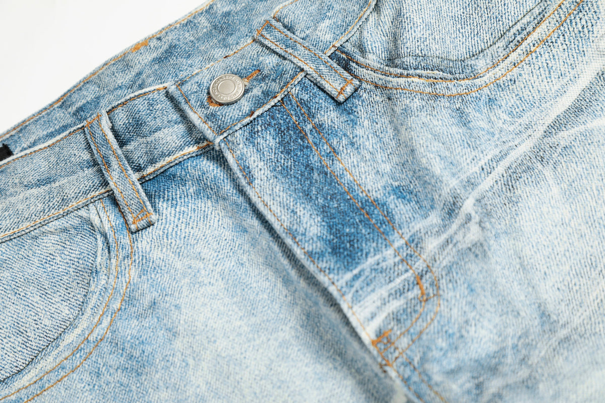 Jeans à jambes larges Ice Web de Madxmarx