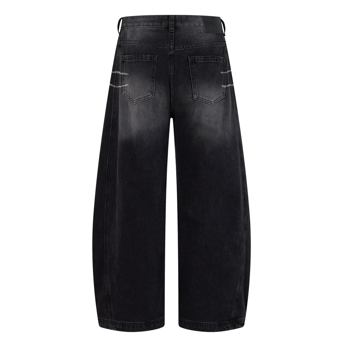 Madxmarx Scratch Fade Wide-Leg Jeans
