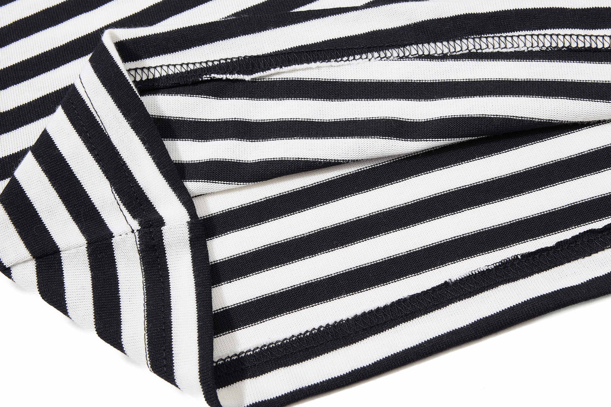 Madxmarx Rhinestone Stripe Tee