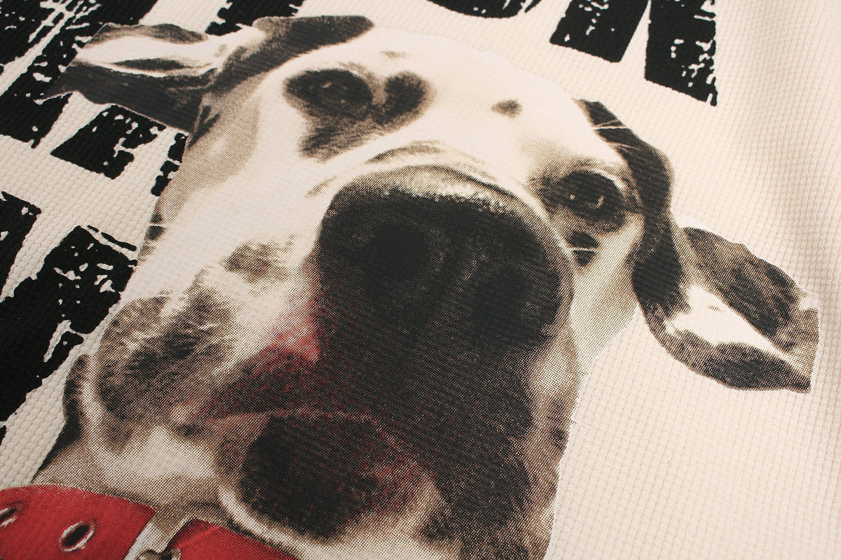 Madxmarx Graphic Dog Print Tee