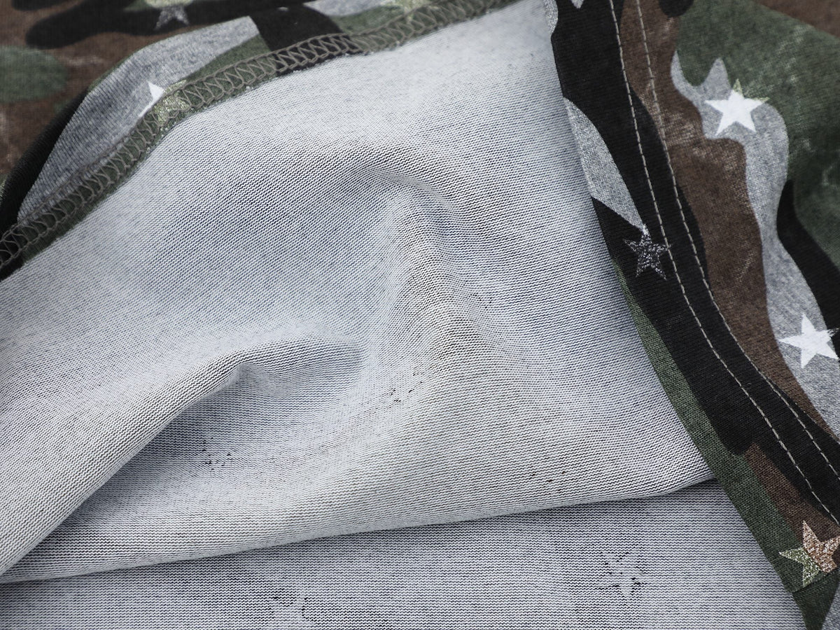 Madxmarx Camo Star Graphic Polo