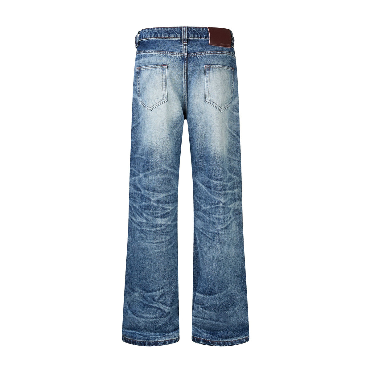 Madxmarx Washed Distressed Baggy Jeans