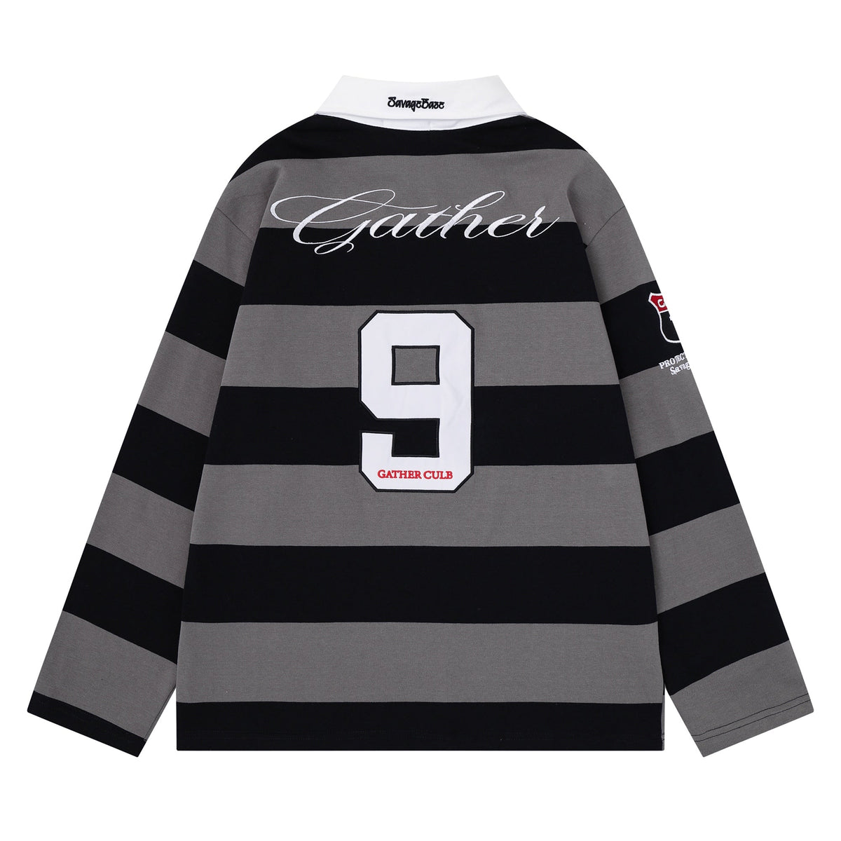 Madxmarx Striped Graphic Polo
