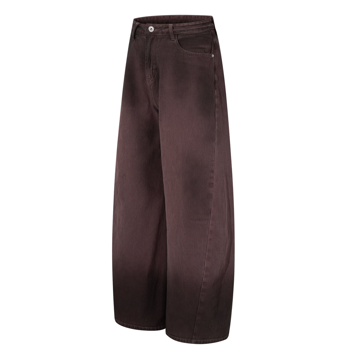 Madxmarx Gradient Washed Wide-Leg Jeans
