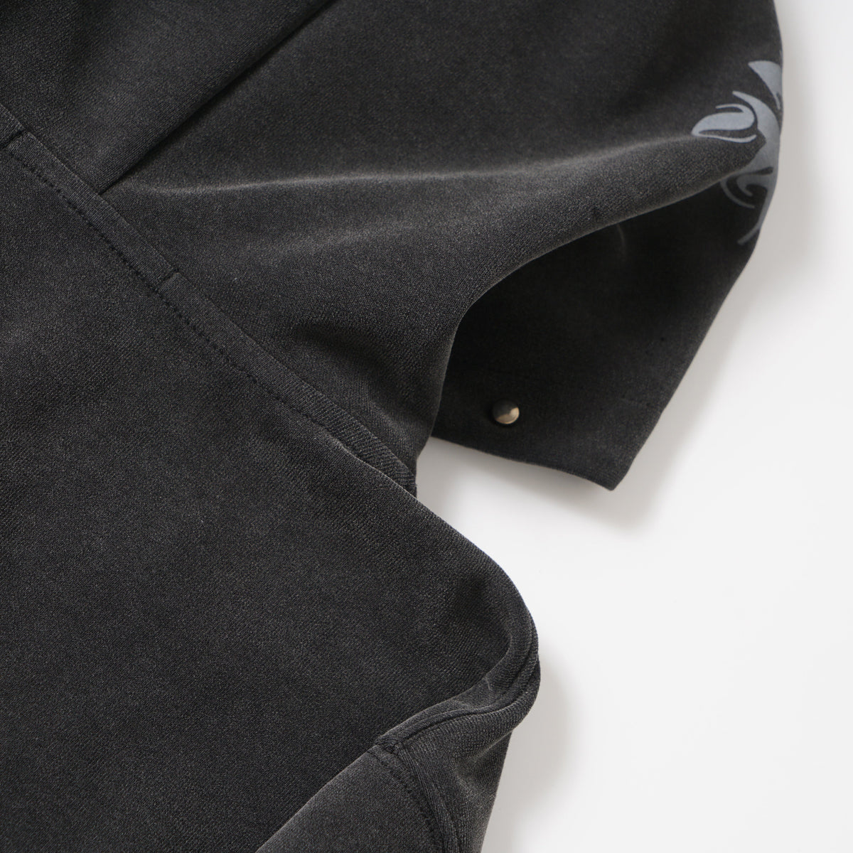 Madxmarx Punk Washed Zip Hoodie