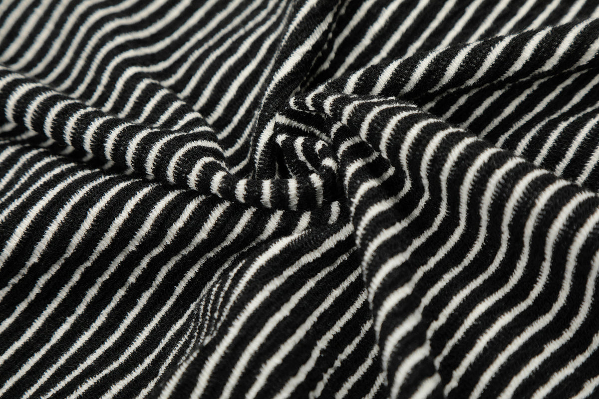 Madxmarx Striped Zip Hoodie