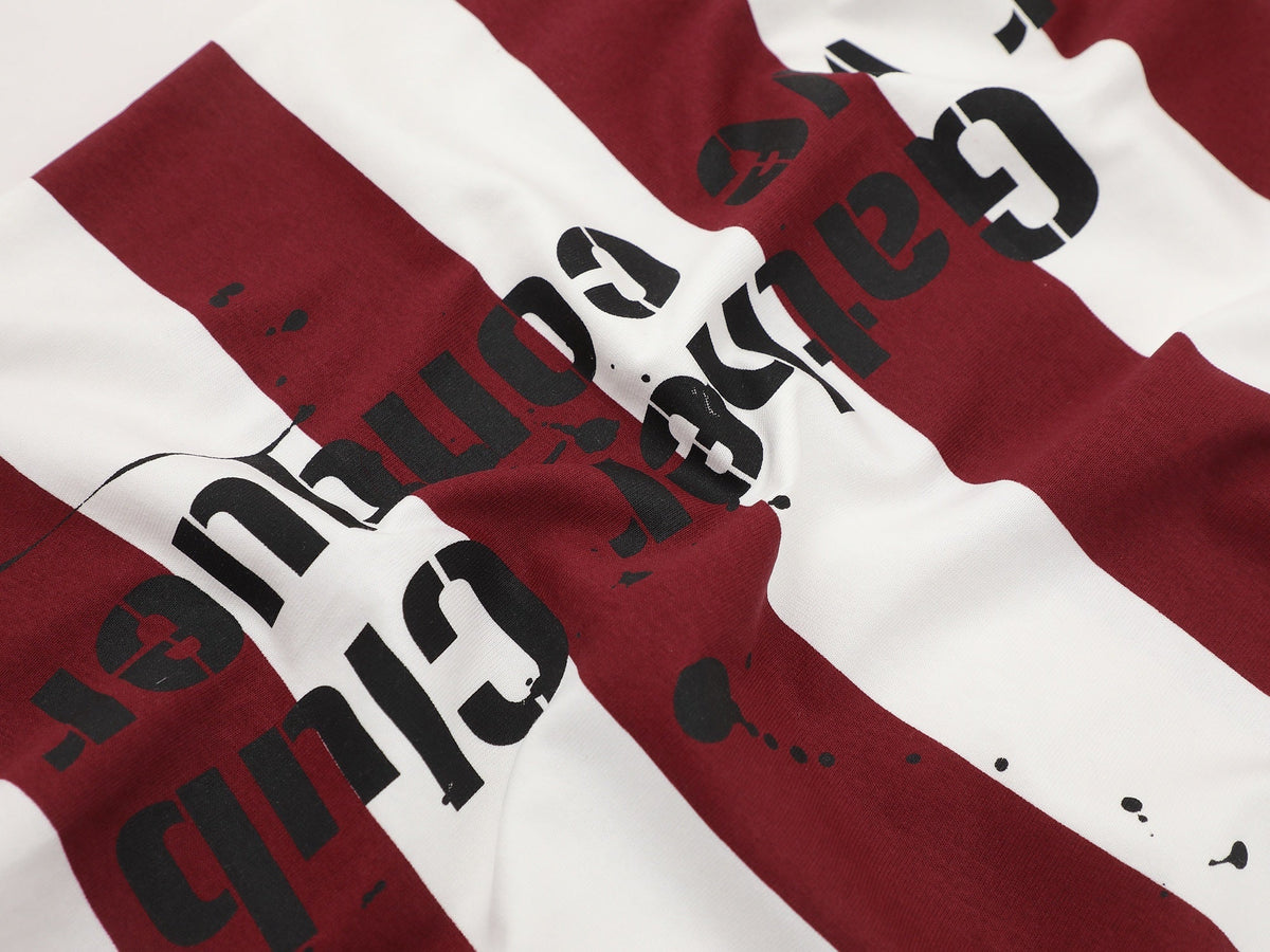 Madxmarx Striped Graphic Tee