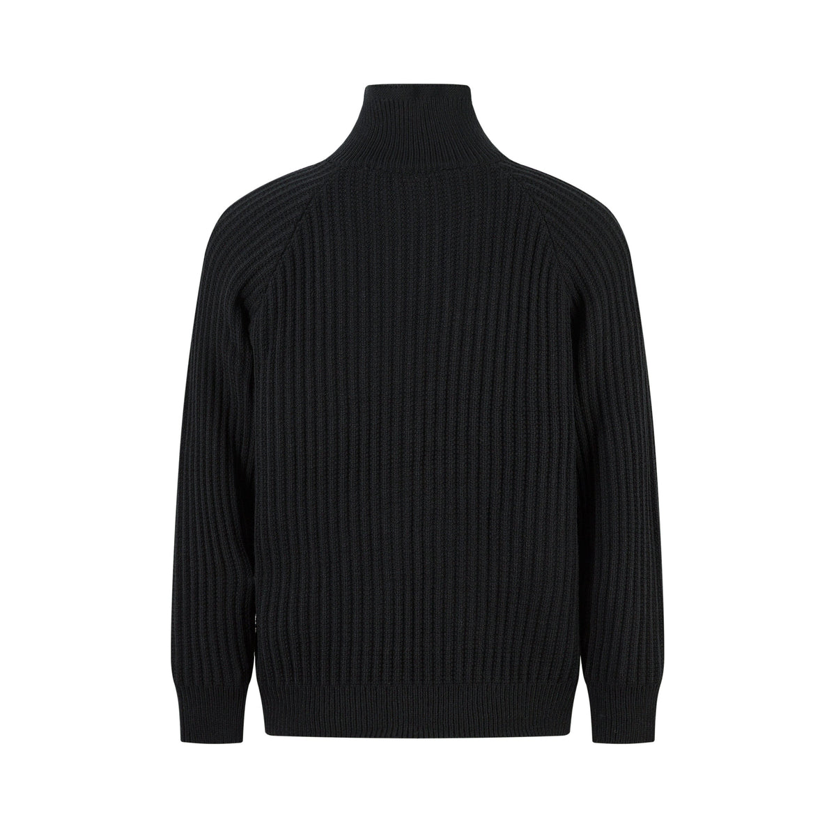 Madxmarx Minimalist Half-Zip Knit Sweater