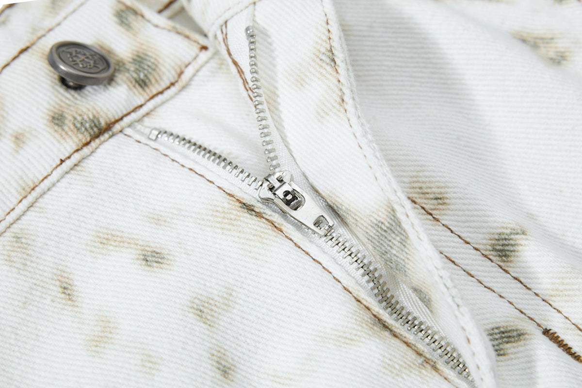 Jeans Madxmarx Vintage à effet éclaboussures