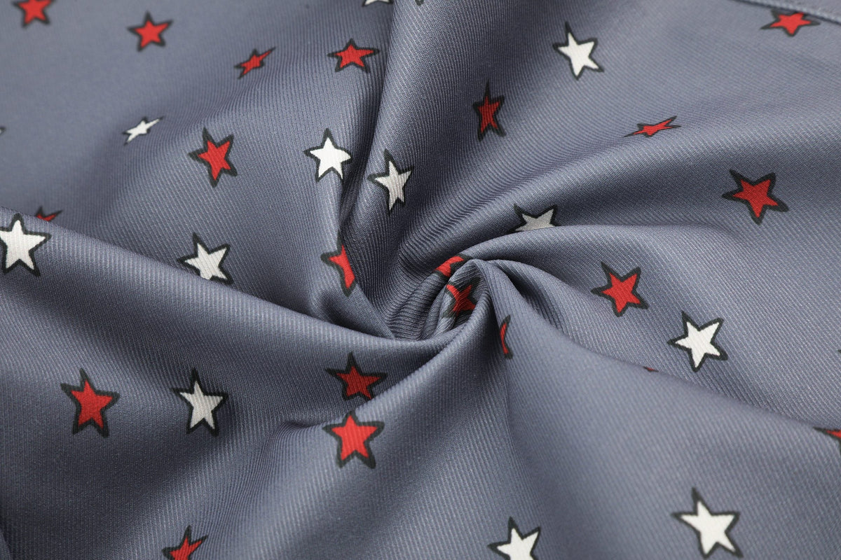 Madxmarx Star Print Wide-Leg Balloon Jeans