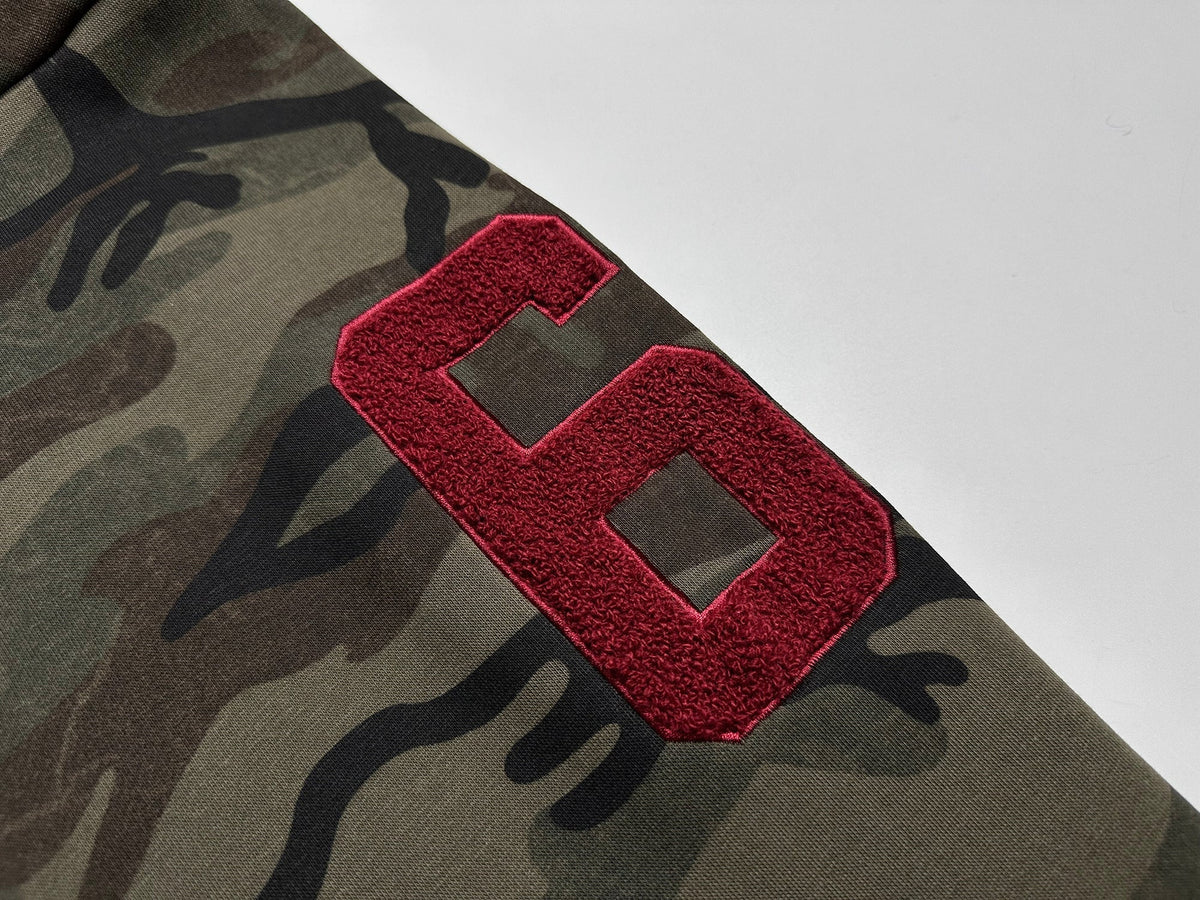 Madxmarx Camo Varsity Zip Hoodie