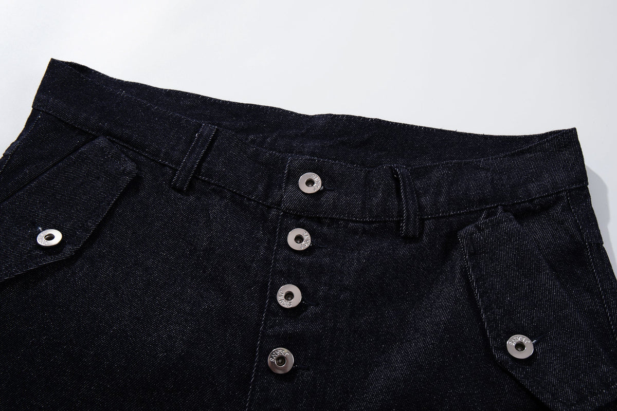 Pantalon en jean large à panneaux Madxmarx
