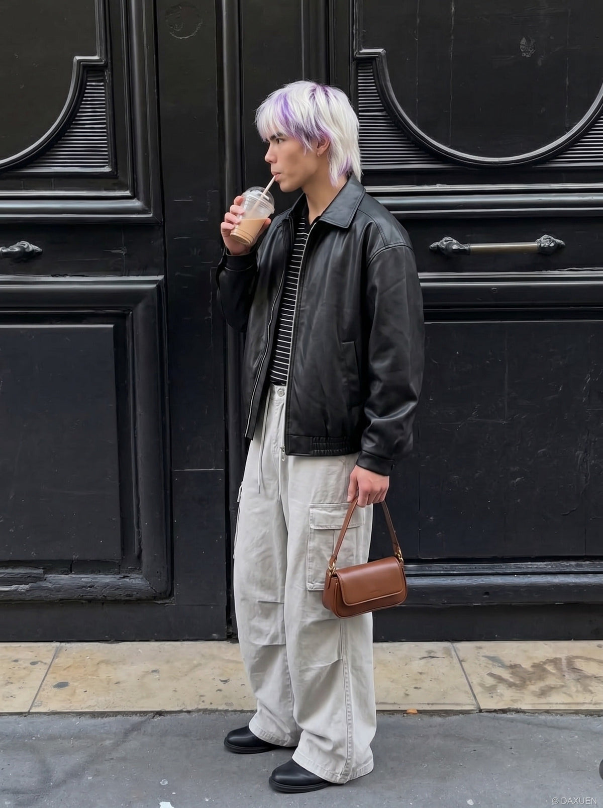 Baggy Wide-Leg Cargo Pants