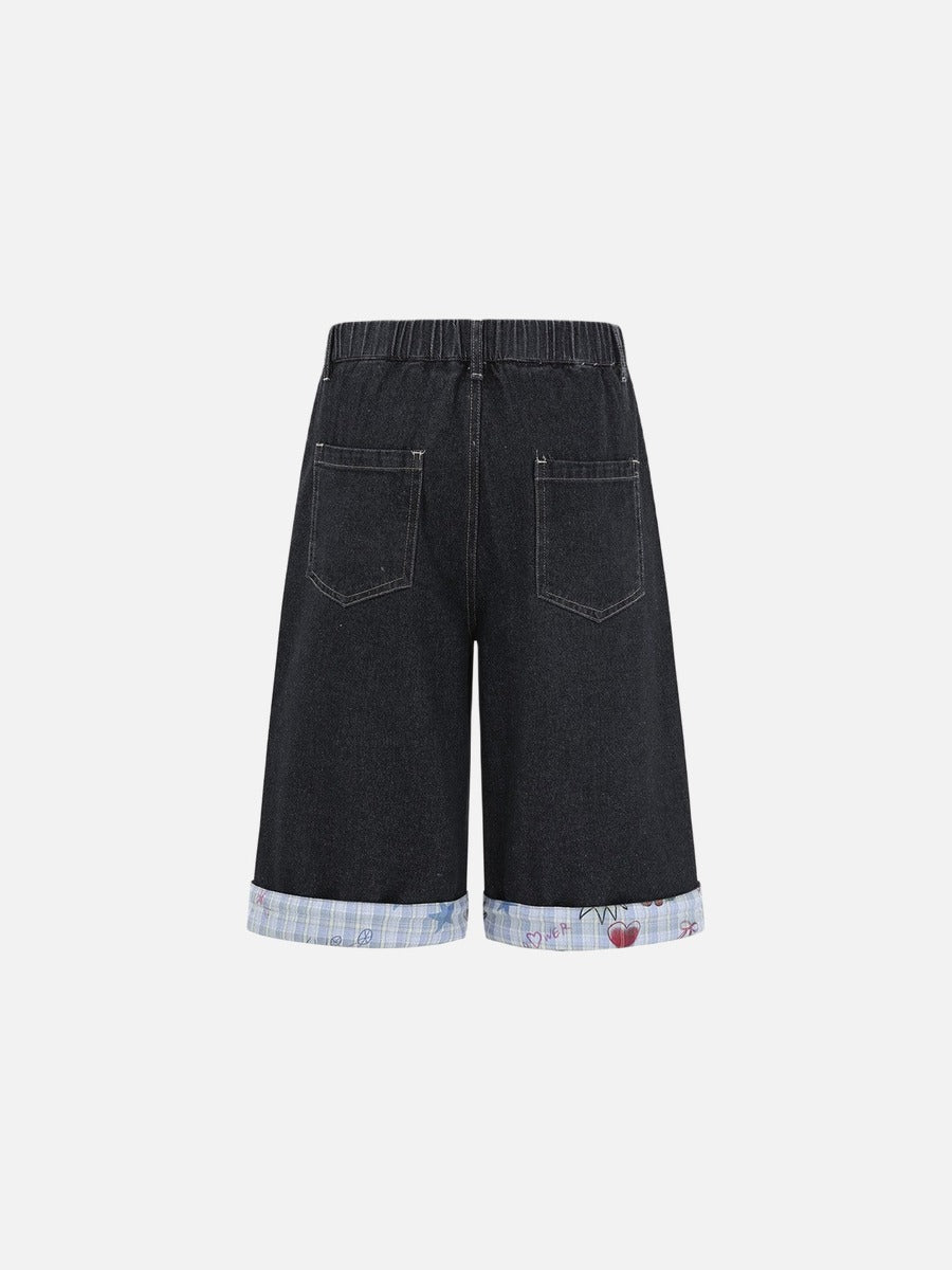 Be Nola Embroidered Denim Culottes