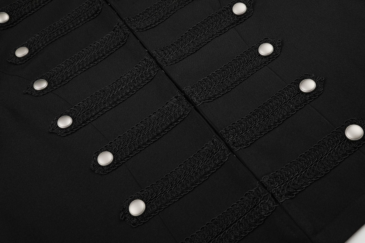 DAXUEN black cropped military design jacket