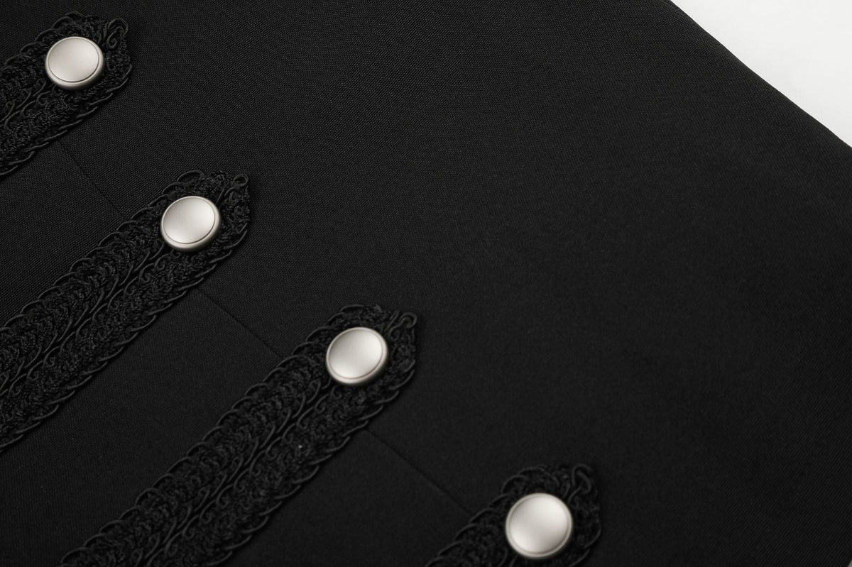 DAXUEN black cropped military design jacket