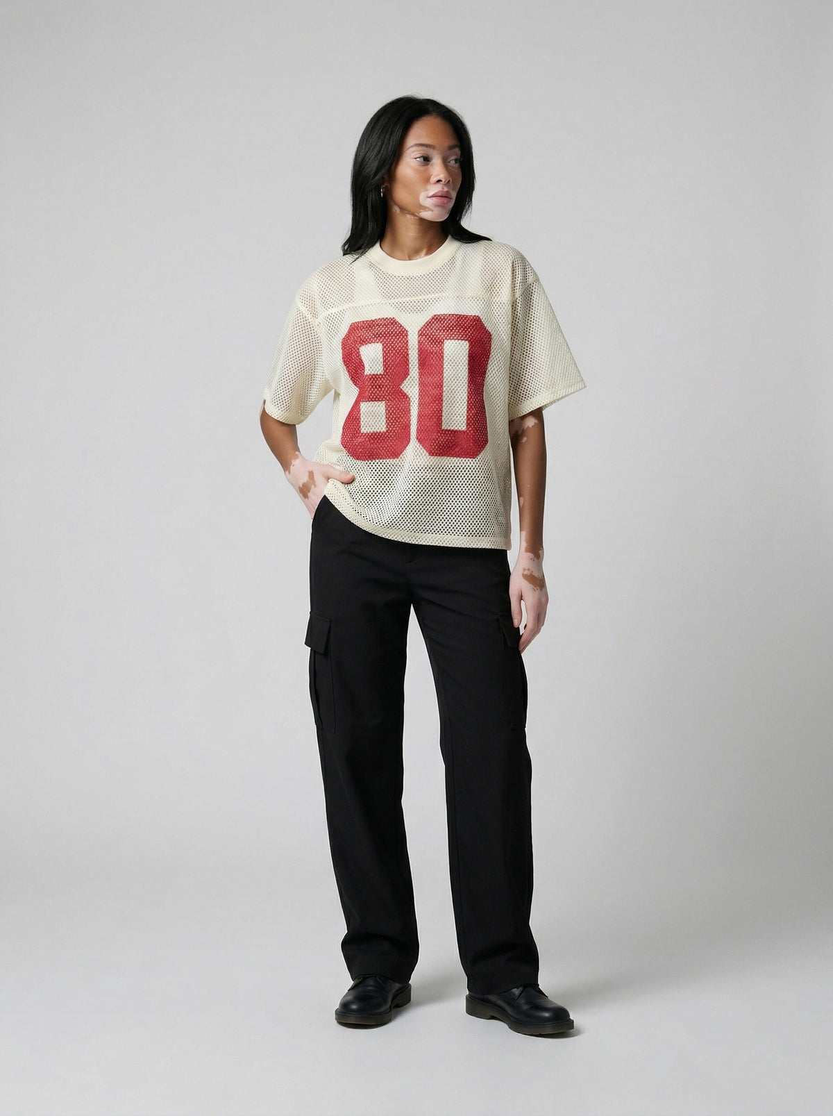 Bold Numeral Oversized T-Shirt