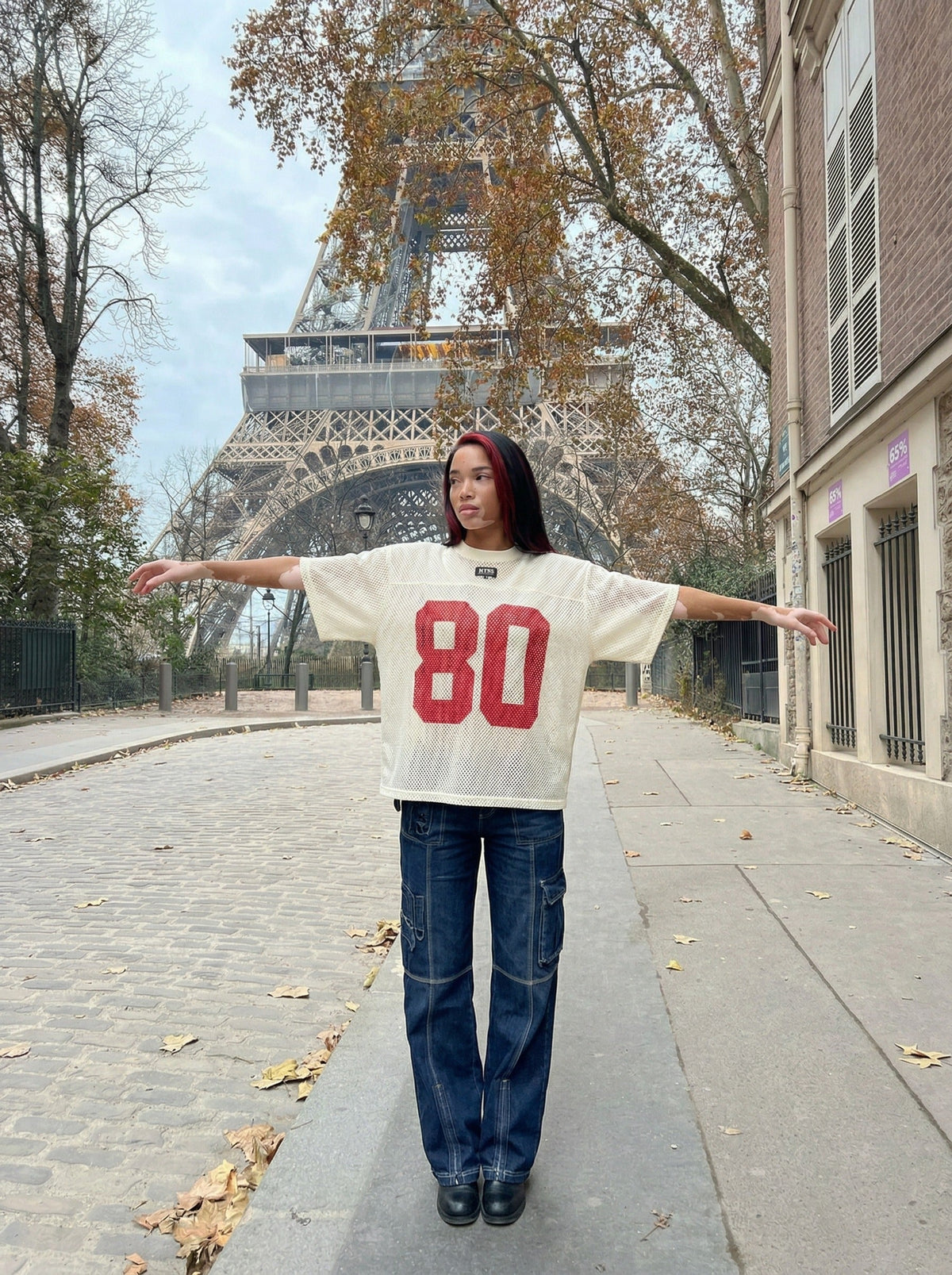 Bold Numeral Oversized T-Shirt
