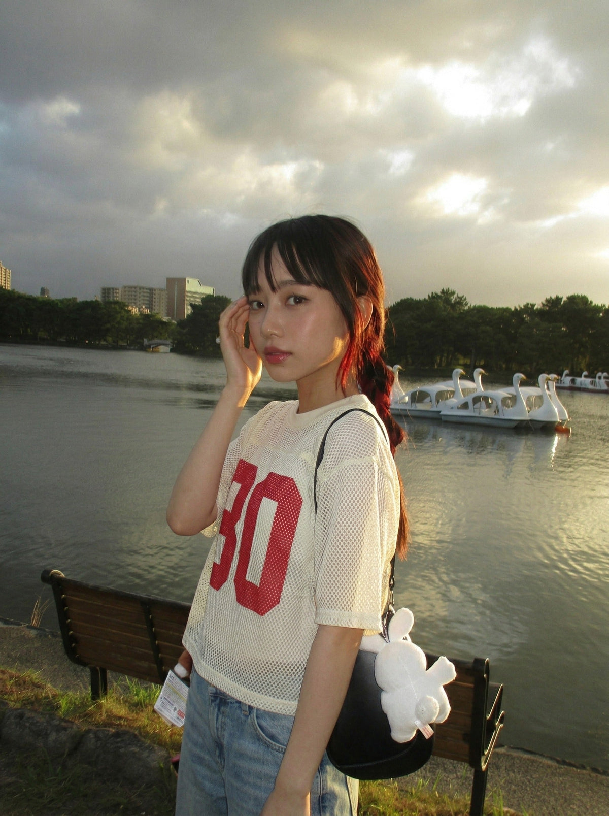 Bold Numeral Oversized T-Shirt
