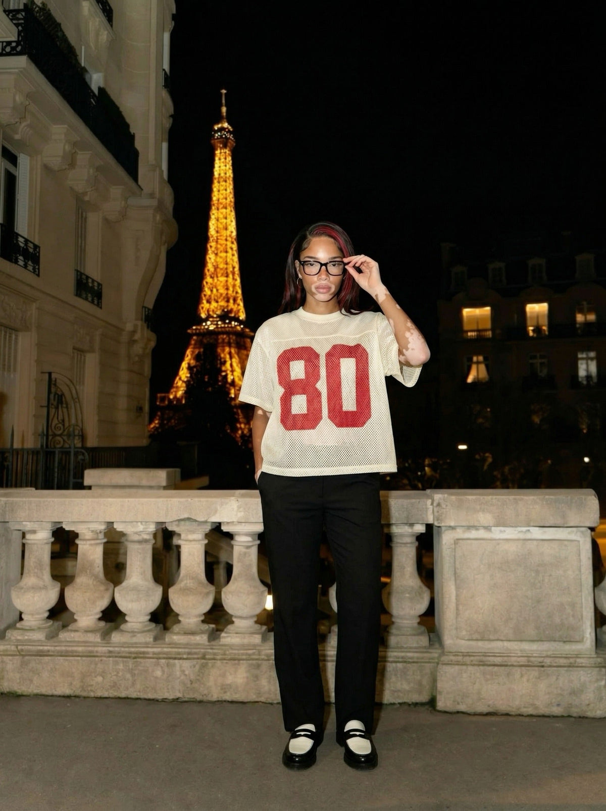 Bold Numeral Oversized T-Shirt