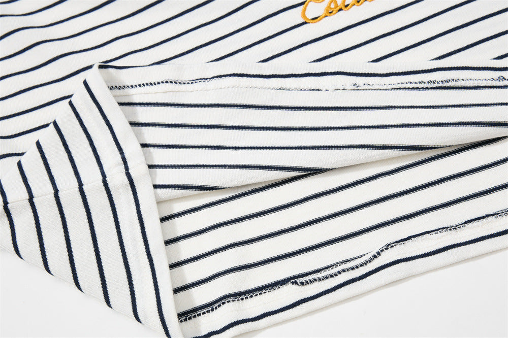 Bold Script Denim Appliqué Polo