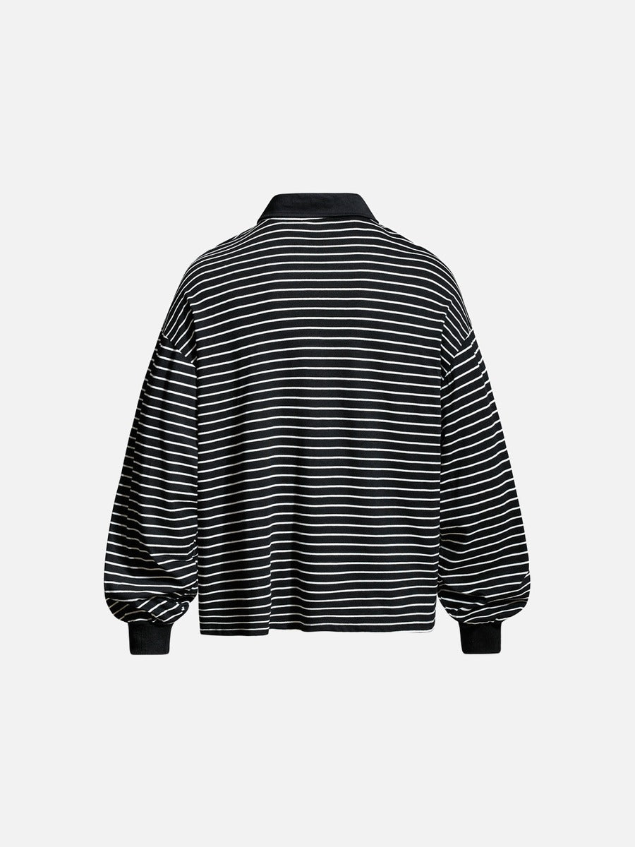 Bold Script Denim Appliqué Polo
