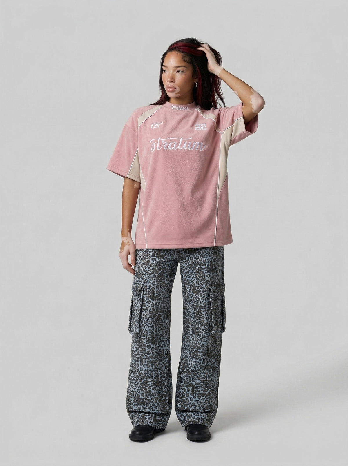 Bold Stratum Embroidered T-Shirt