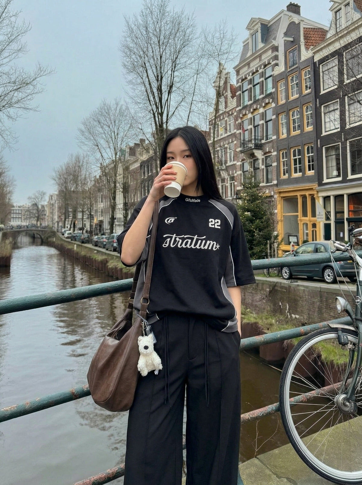 Bold Stratum Embroidered T-Shirt