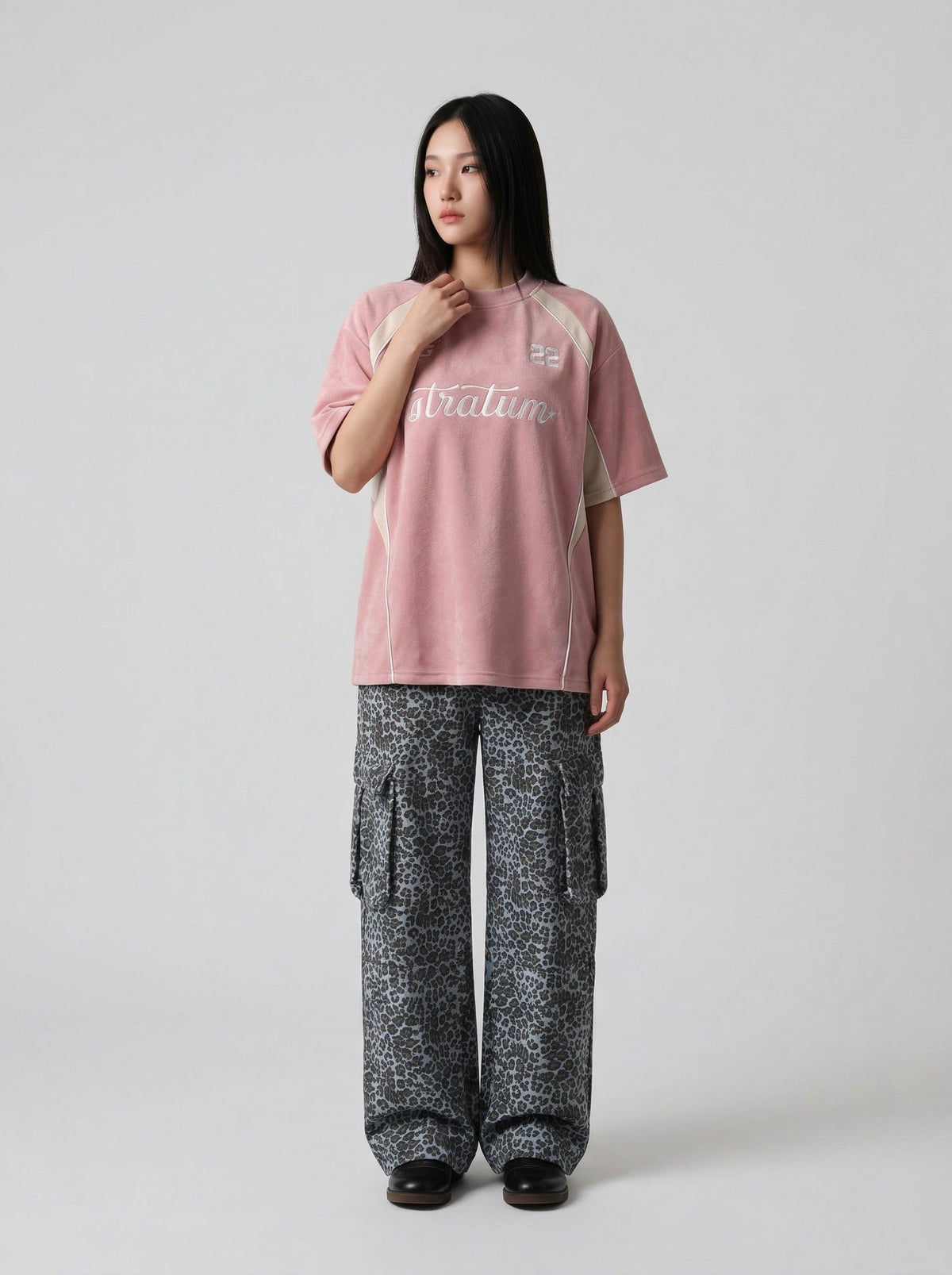 Bold Stratum Embroidered T-Shirt