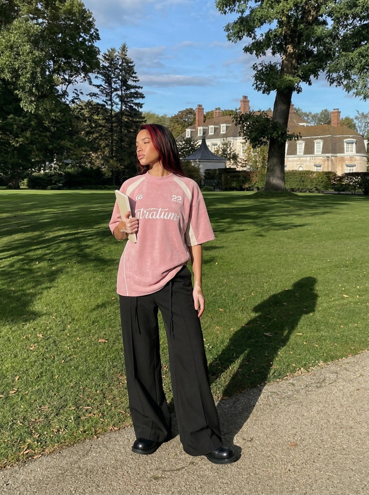 Bold Stratum Embroidered T-Shirt