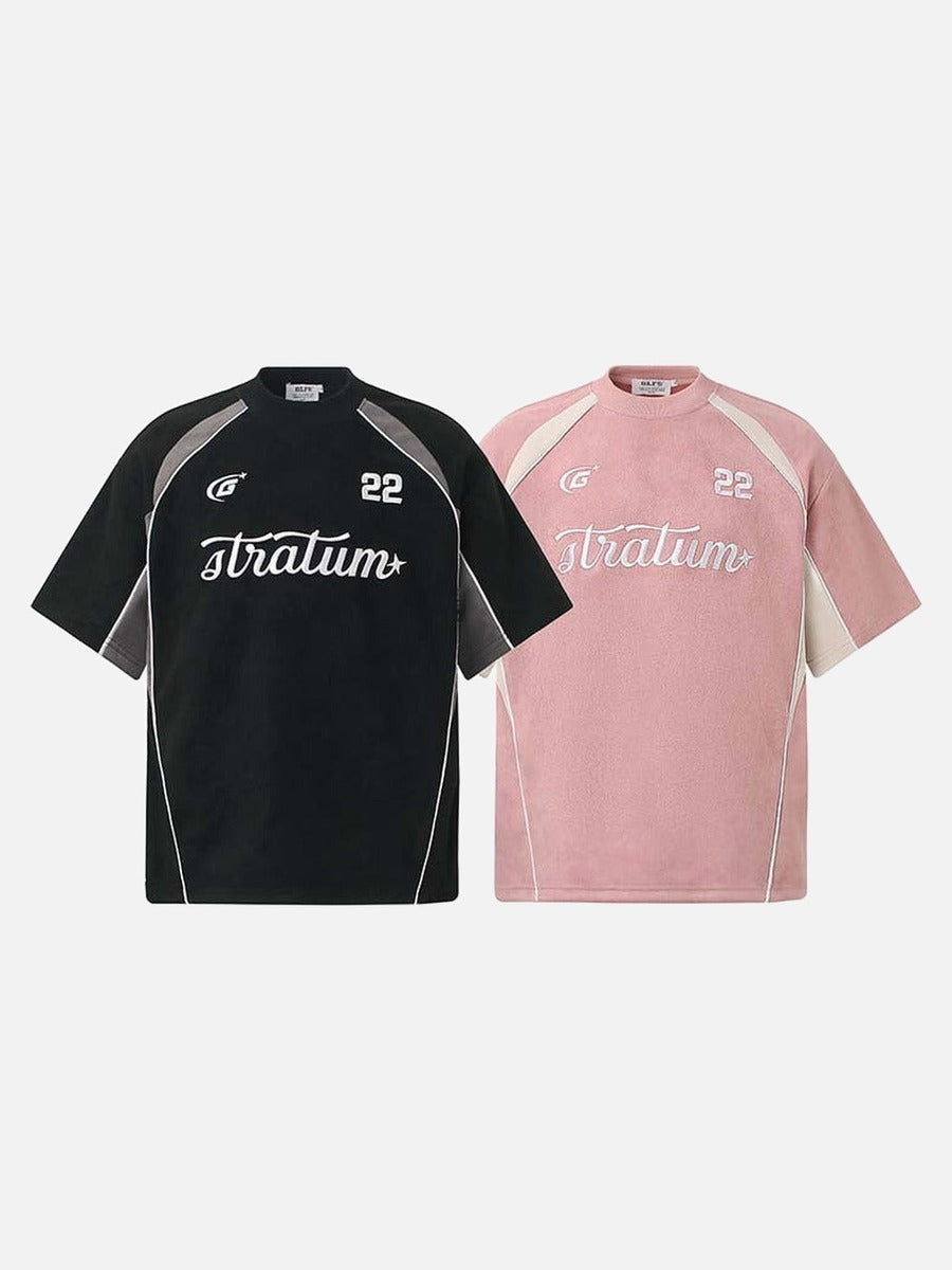 Bold Stratum Embroidered T-Shirt
