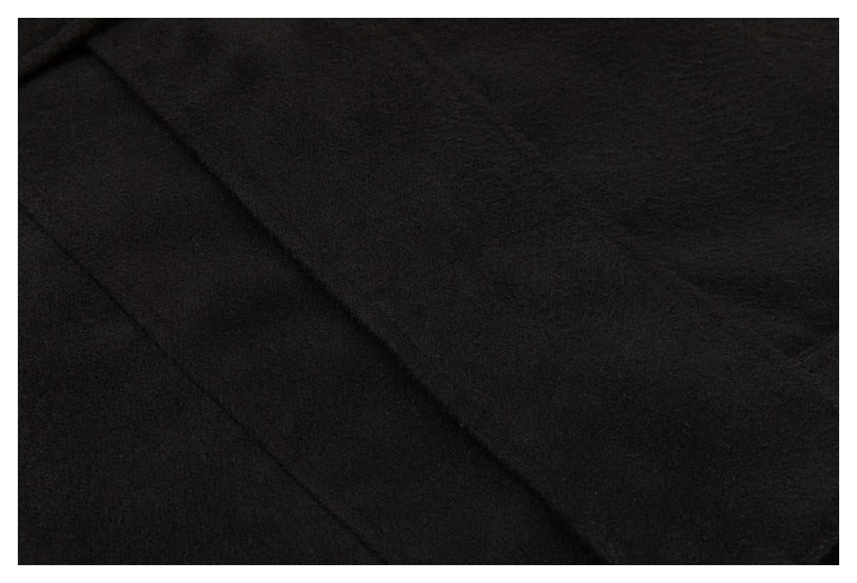 DAXUEN black oversized jacket with silver buttons