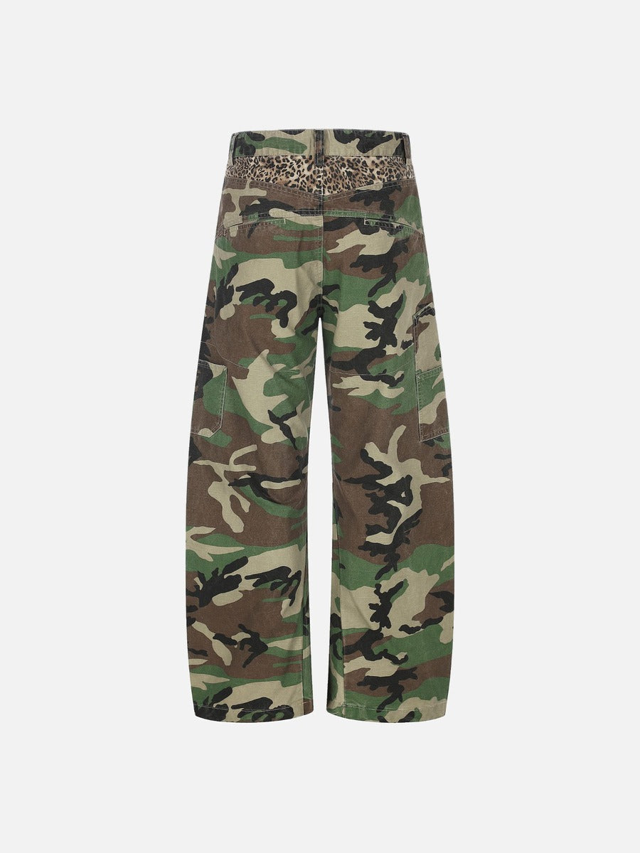 DAXUEN camouflage wide-leg utility pants