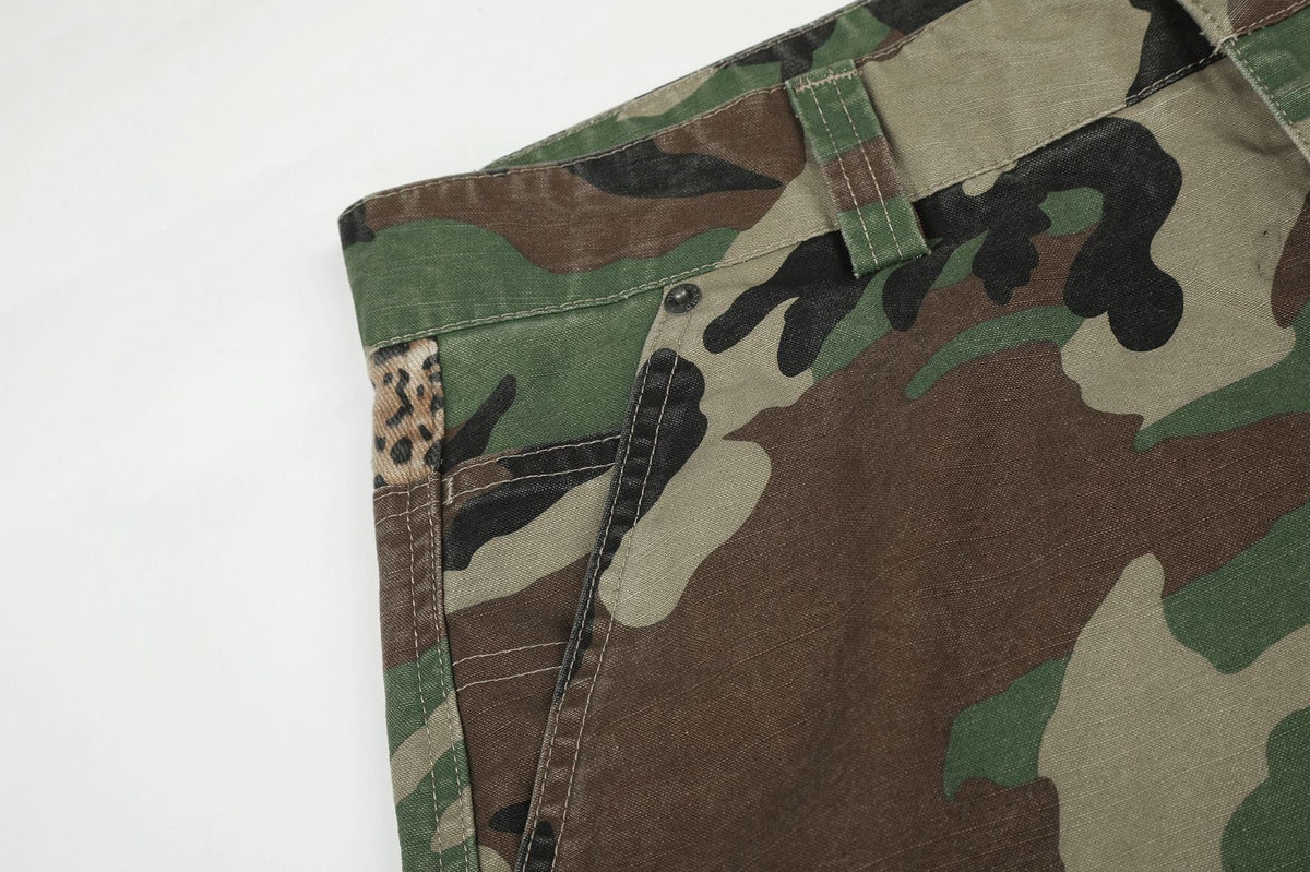 DAXUEN camouflage wide-leg utility pants