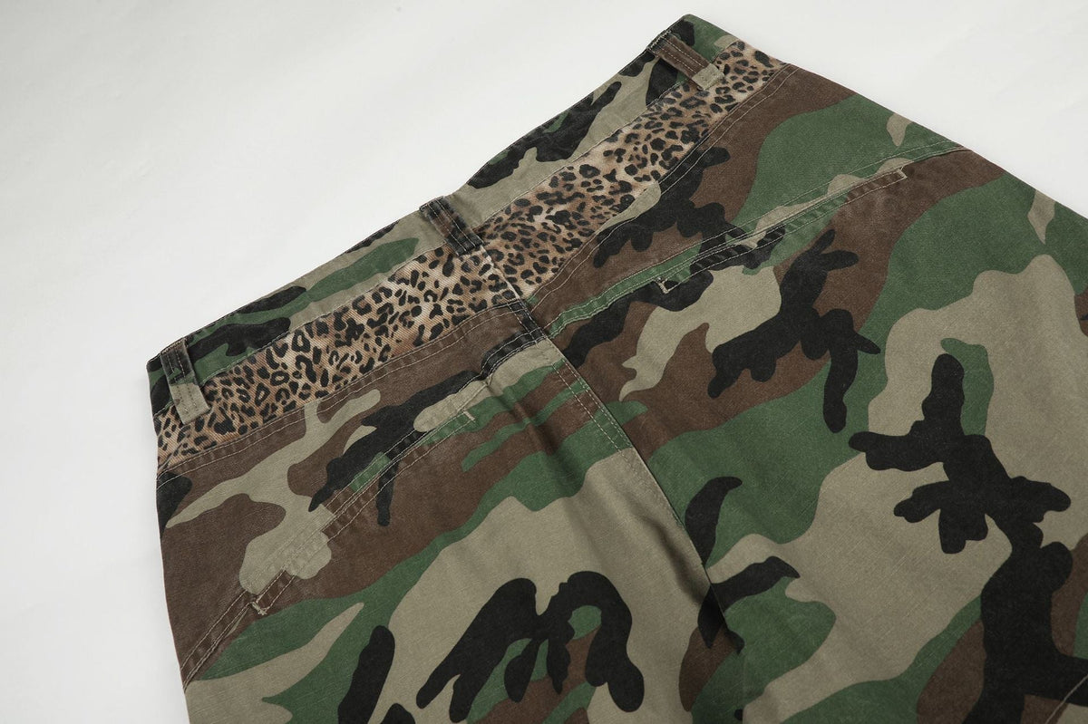 DAXUEN camouflage wide-leg utility pants