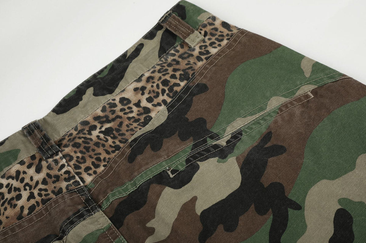 DAXUEN camouflage wide-leg utility pants