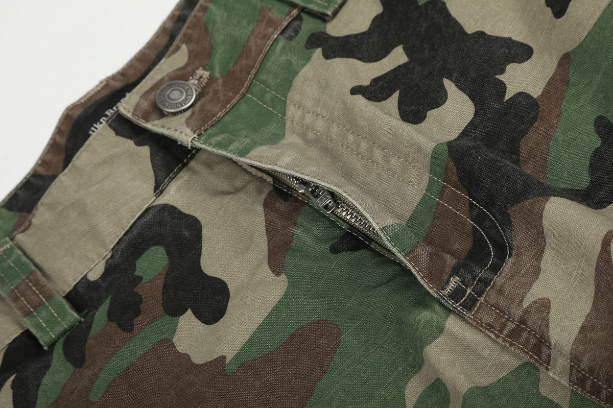 DAXUEN camouflage wide-leg utility pants