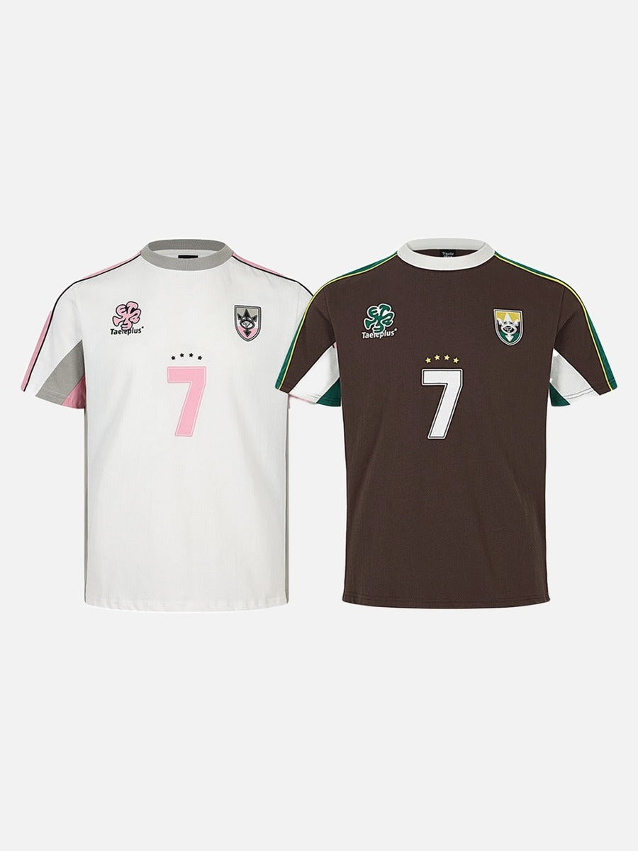 Retro Away No. 7 Football Jersey