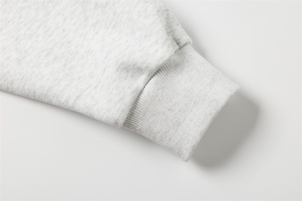 Collage Graphic Faux Fur Zip Hoodie
