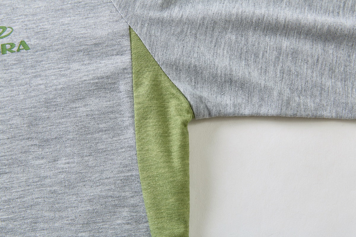 Color-Blocked Long-Sleeve Top with Logo