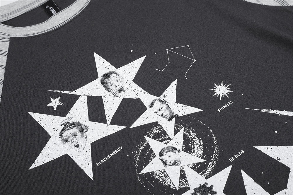 Constellation Graphic Long-Sleeved T-Shirt