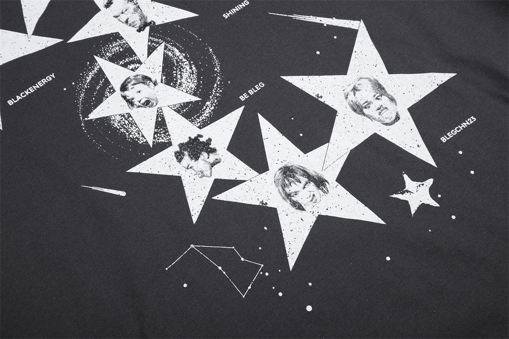 Constellation Graphic Long-Sleeved T-Shirt