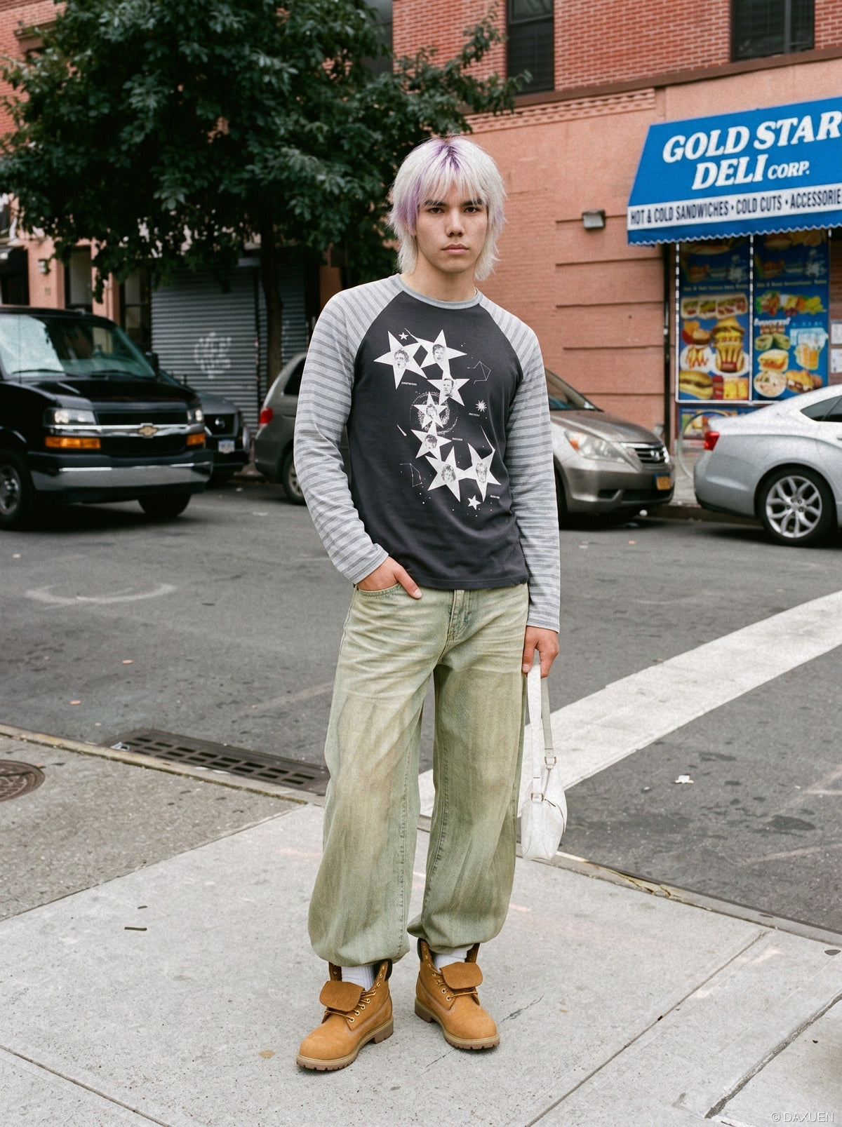 Constellation Graphic Long-Sleeved T-Shirt