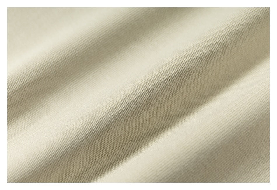 DAXUEN cream and brown plaid oversized polo shirt