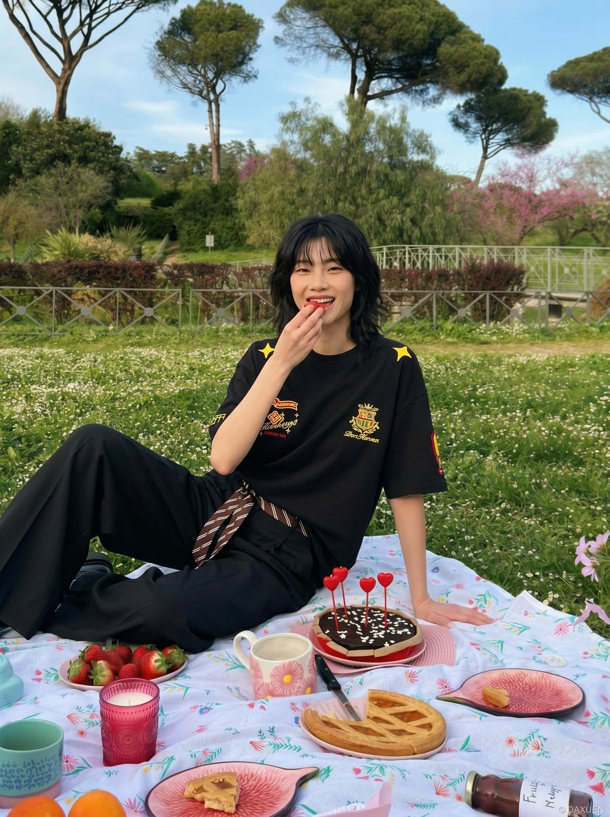 Terrace Crest Embroidered Graphic Tee