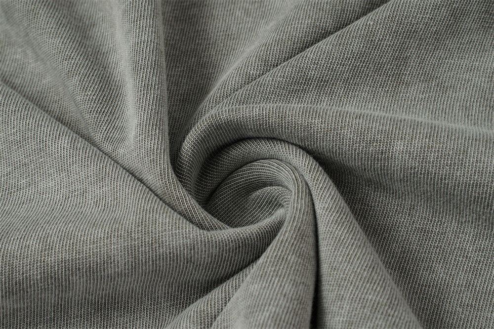 DAXUEN washed grey-green deconstructed seam long sleeve t-shirt