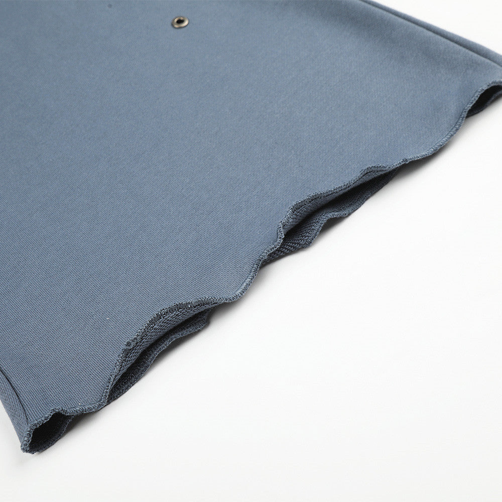 Distressed Dark Gray Baggy Pants