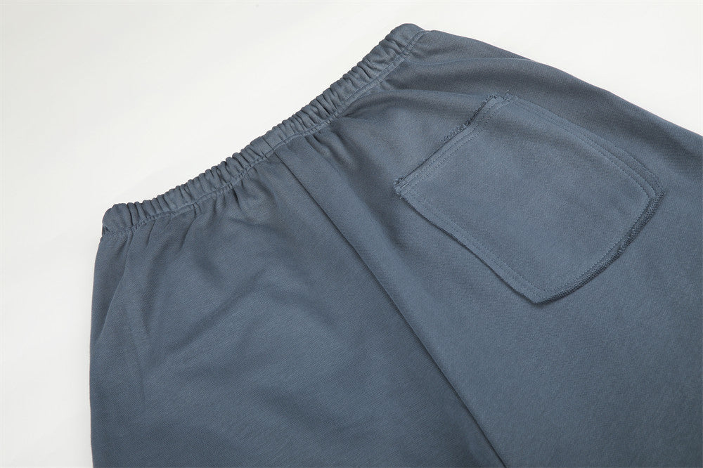 Distressed Dark Gray Baggy Pants