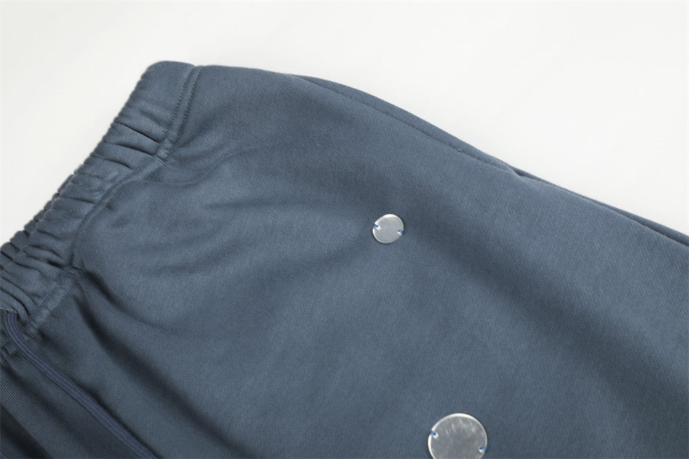 Distressed Dark Gray Baggy Pants